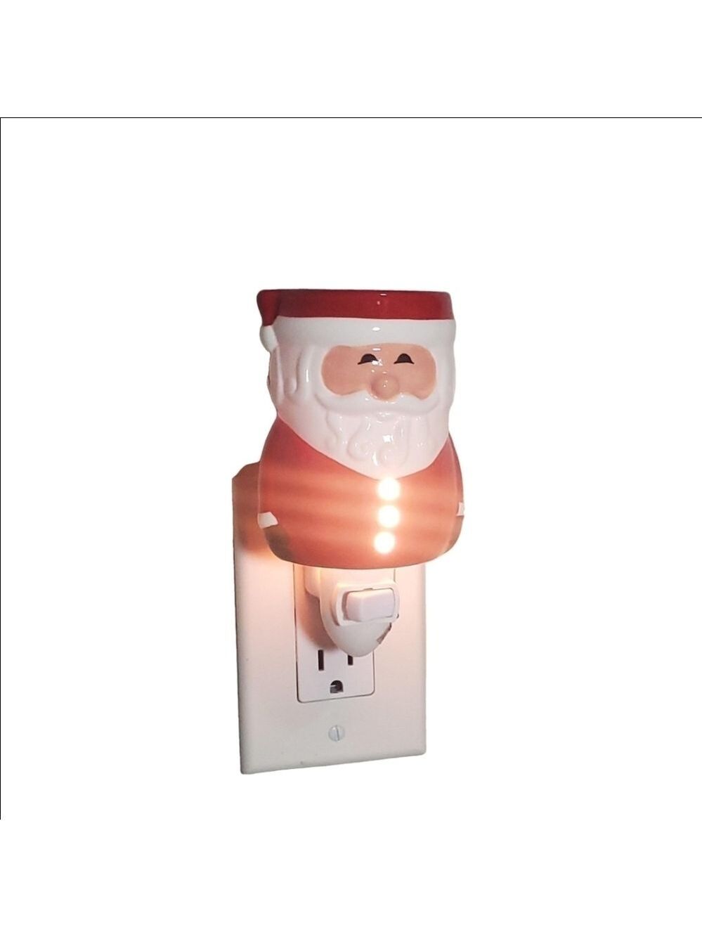 CANDLE WARMERS Santa Claus Pluggable Fragrance Warmer for Wax Melts NIB